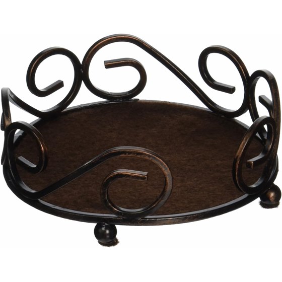 Thirstystone Bronze Cast Iron Scroll Holder — 5.13